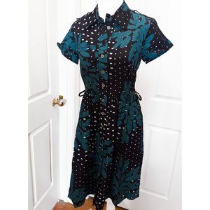 Marc Aurel Shirt Dress / NWOT / Size 34 XS / Vintage Y2K 90s / Casual Work Dress